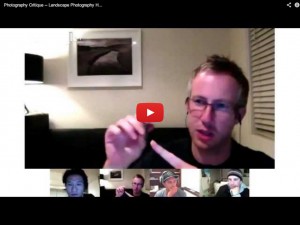 Australia landscape photographers critique viewers images. Recorded April 2013.