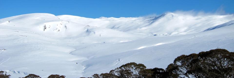 Kosciuszko Main Range from Charlotte Pass turning circle.